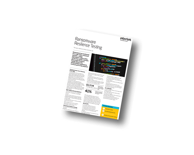 Ransomware Resilience Testing | Fact Sheet