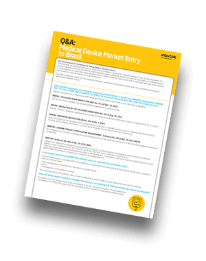 Guide to Medical Device Market Entry in Brazil | FAQ