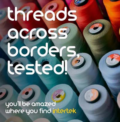 Rolls of colorful thread